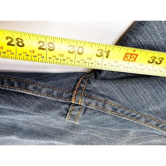 Levi's Size 44X30 Men's 559 Relaxed Straight Blue Denim Cotton Logo Jeans NWT - Picture 8 of 13